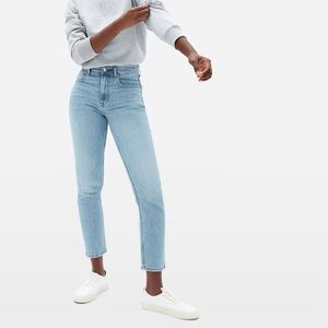 Everlane The Japanese Denim Cheeky Jean in Sky Blue Wash